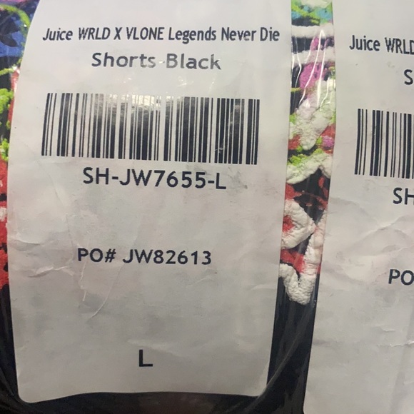 Brand New Vlone X juicewrld Black shorts - Picture 6 of 6